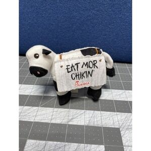 Chick-fil-A Plush Cow Doll Toy Eat Mor Chikin 4" Tall